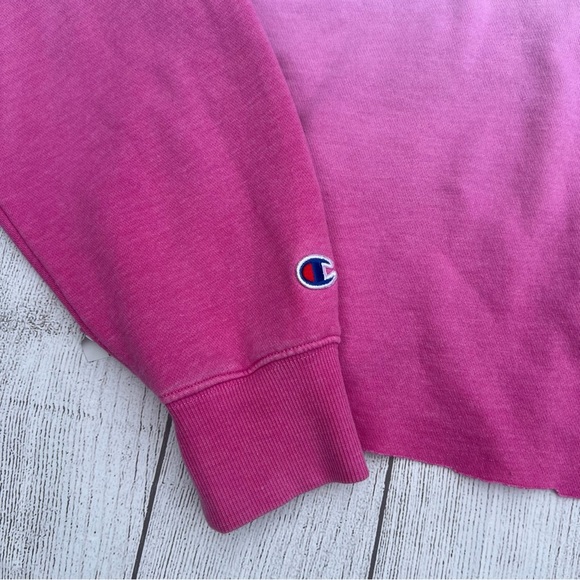 Champion Pink Ombré Cropped Sweater - Picture 6 of 6